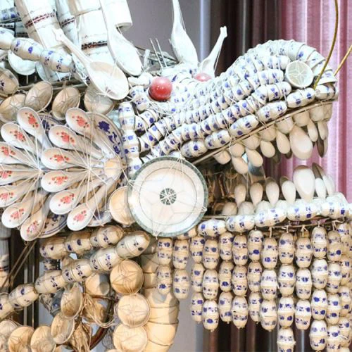 Käsitsi valmistatud Hiina siidlatern