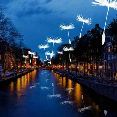 Hiina Hiina laterna LED-valgustite programm linnatänavate kaunistamiseks