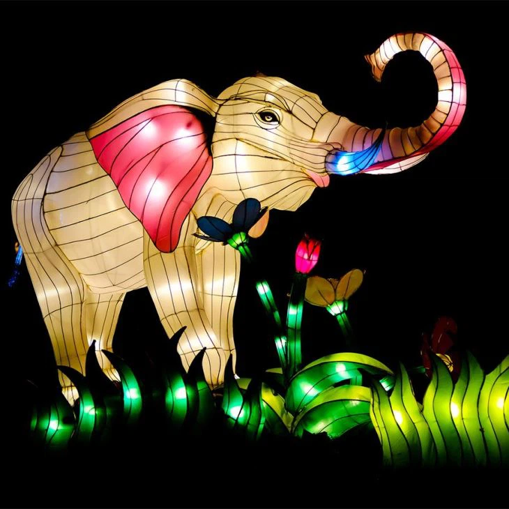 Spectacular Chinese Silk Lantern Show World Lantern Festival Shows Manufacturer