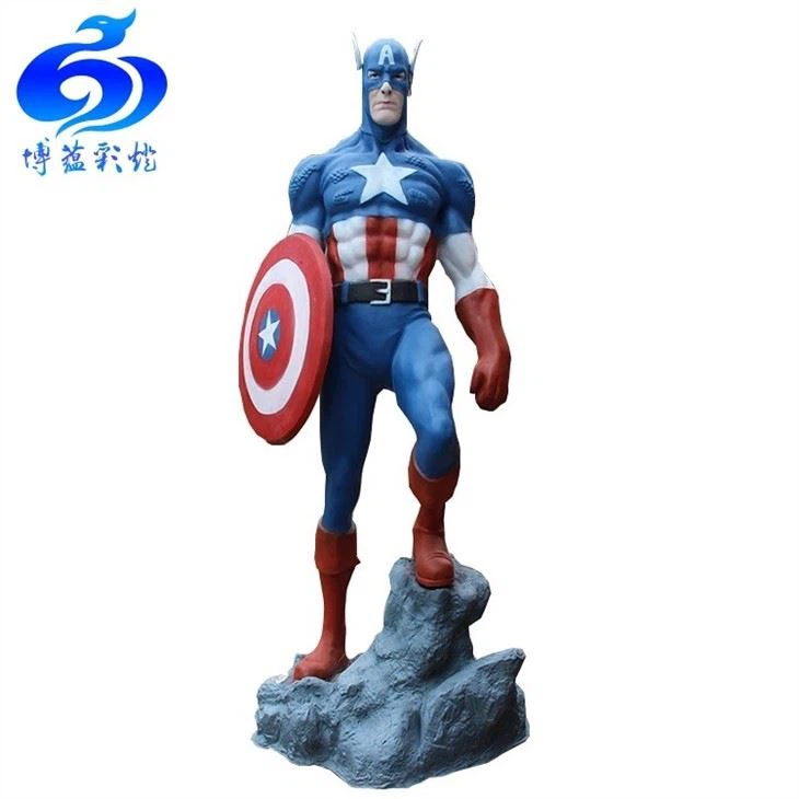 Park Decoration Resin Cartoon Movie Fiberglass Life Size Statue