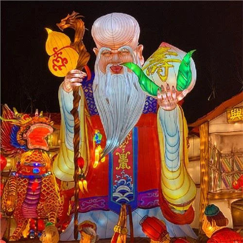 Veekindel laternafestival Hiina traditsiooniline latern siidlatern