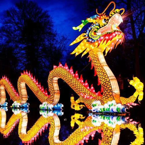 Hulgimüük populaarsetel festivalidel Siid Item Lantern Dragon Lanterns