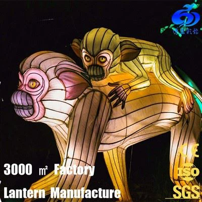 Hiina palee laterna välistingimustes kaunistamine